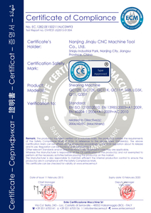 CE của máy cắt