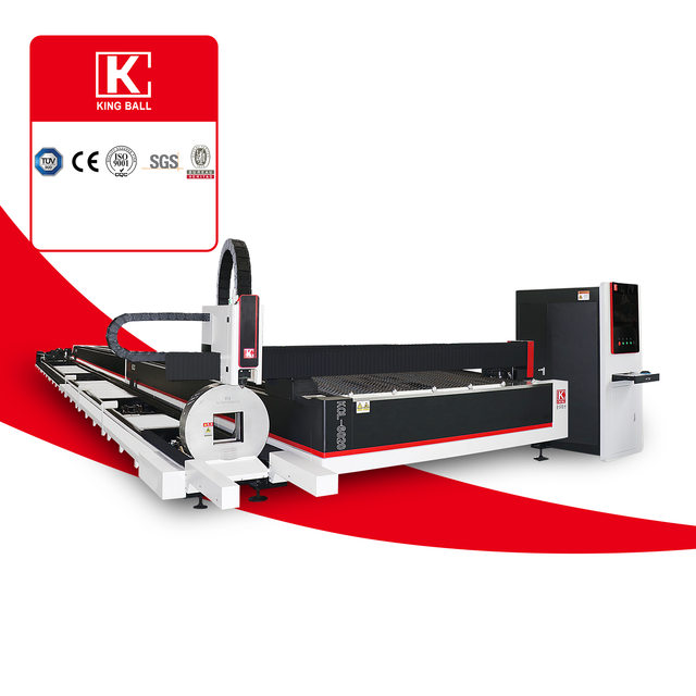 Máy cắt ống và tấm kim loại bằng sợi Laser có bàn trao đổi